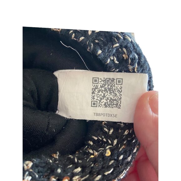 Ugg Australia Cardi Knit Sequins Knee High Boots Black Size 6 Boho Winter Casual - Picture 7 of 15